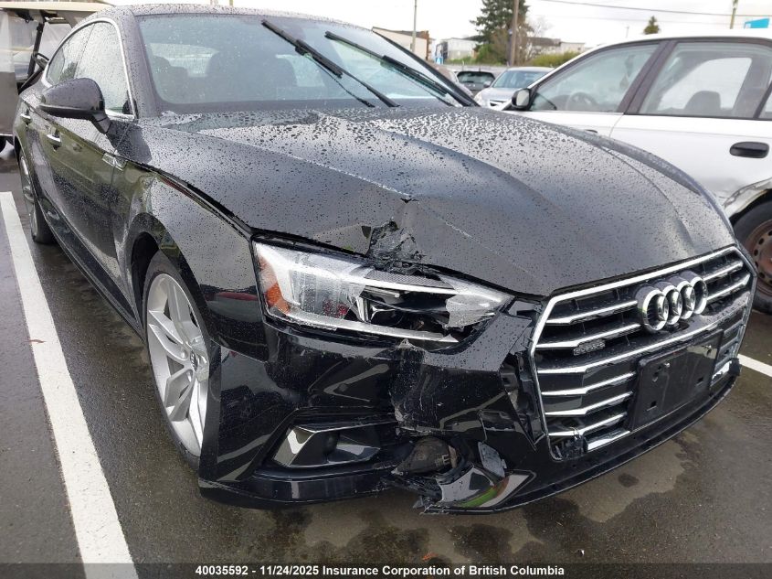 2018 Audi A5 Prestige VIN: WAUCNCF59JA045868 Lot: 40035592