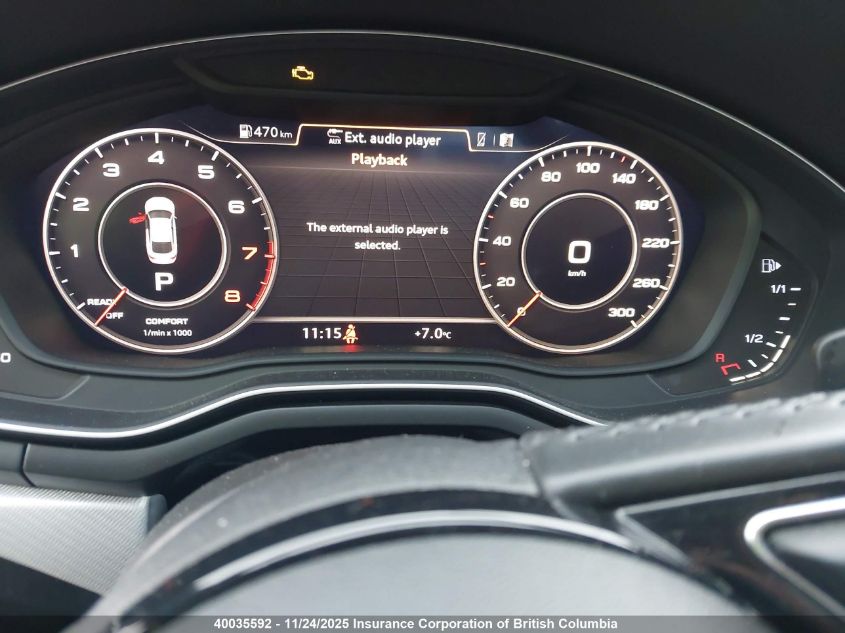 2018 Audi A5 Prestige VIN: WAUCNCF59JA045868 Lot: 40035592