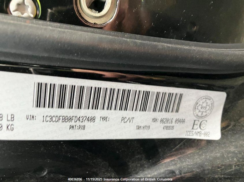 1C3CDFBB0FD437408 2015 DODGE DART photo no. 5