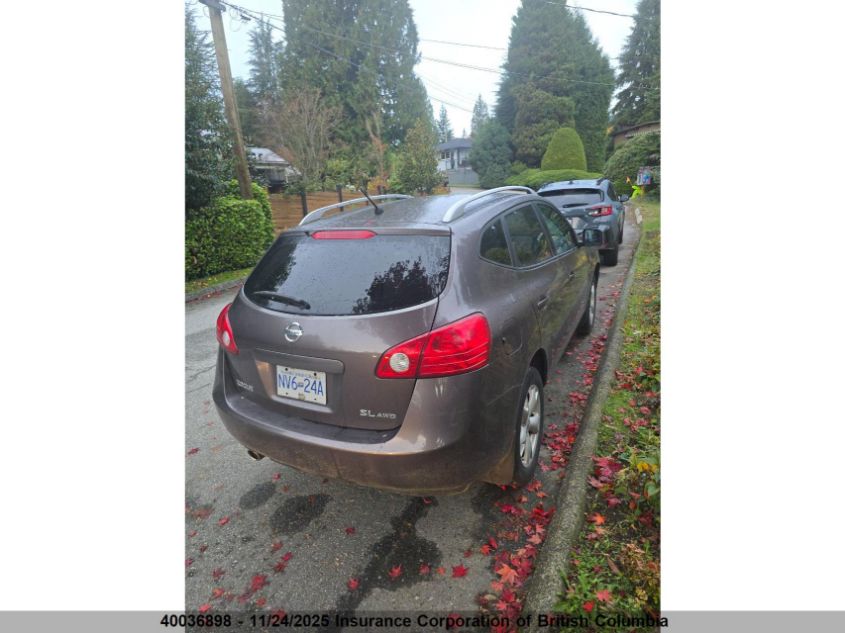 2009 Nissan Rogue VIN: JN8AS58V69W165027 Lot: 40036898