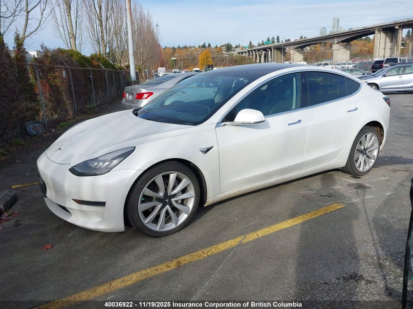 5YJ3E1EAXLF794517 2020 TESLA MODEL 3 photo no. 2