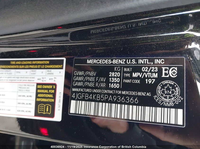 4JGFB4KB5PA936366 2023 MERCEDES-BENZ GLE photo no. 9