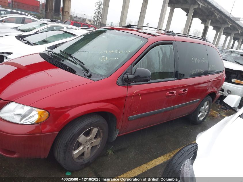 2005 Dodge Caravan Sxt VIN: 1D4GP45R05B357749 Lot: 40028580