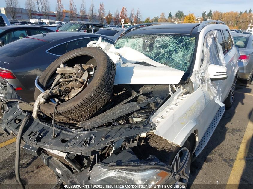 2015 Mercedes-Benz Gl 550 4Matic VIN: 4JGDF7DE1FA472642 Lot: 40029890