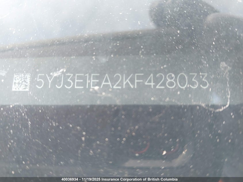 5YJ3E1EA2KF428033 2019 TESLA MODEL 3 photo no. 17