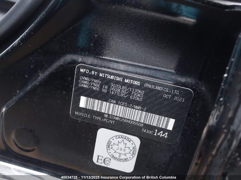 ML32AWHJ5RH005508 2024 MITSUBISHI MIRAGE photo no. 9