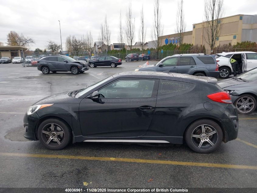 2013 Hyundai Veloster Turbo VIN: KMHTC6AE3DU141656 Lot: 40036961