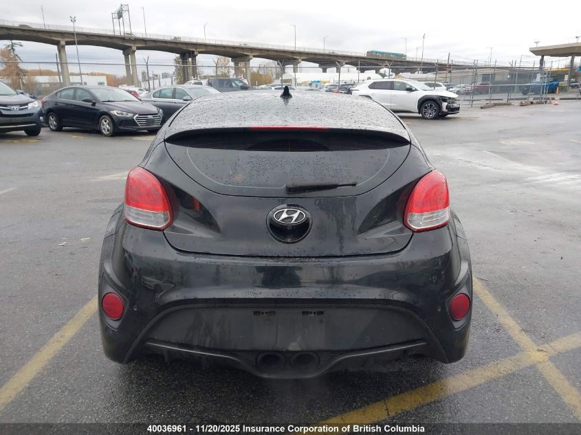2013 Hyundai Veloster Turbo VIN: KMHTC6AE3DU141656 Lot: 40036961