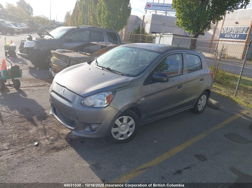 ML32A3HJ5FH035991 2015 MITSUBISHI MIRAGE photo no. 2