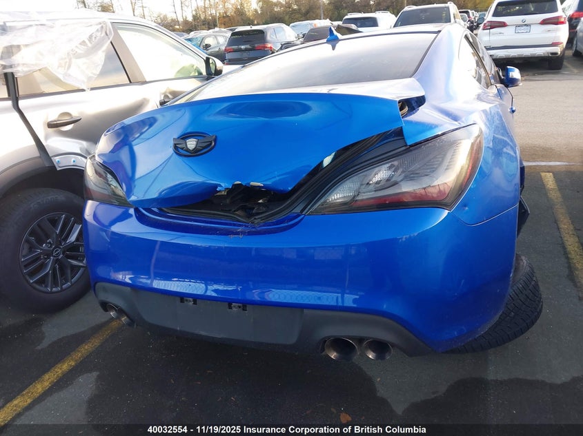 2011 Hyundai Genesis Coupe 3.8L VIN: KMHHU6KHXBU048013 Lot: 40032554