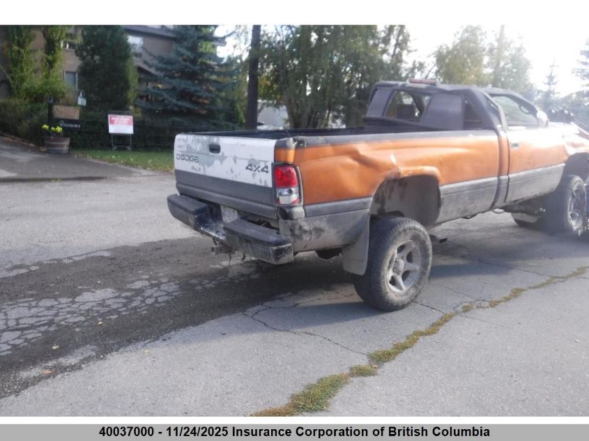 1994 Dodge Ram 1500 VIN: 1B7HF16Y0RS674493 Lot: 40037000