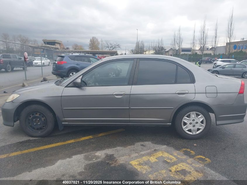 2004 Honda Civic VIN: 2HGES16604H936592 Lot: 40037021