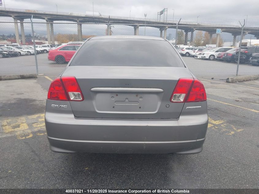 2004 Honda Civic VIN: 2HGES16604H936592 Lot: 40037021