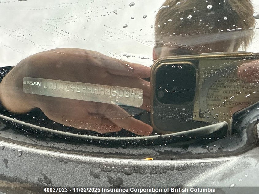 2017 Nissan 370Z VIN: JN1AZ4EH9HM950848 Lot: 40037023