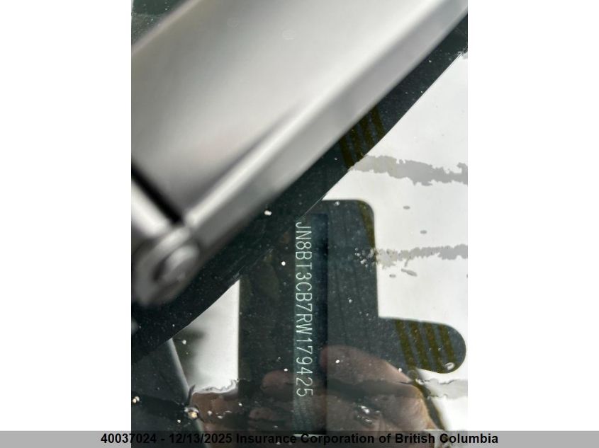 2024 Nissan Rogue VIN: JN8BT3CB7RW179425 Lot: 40037024