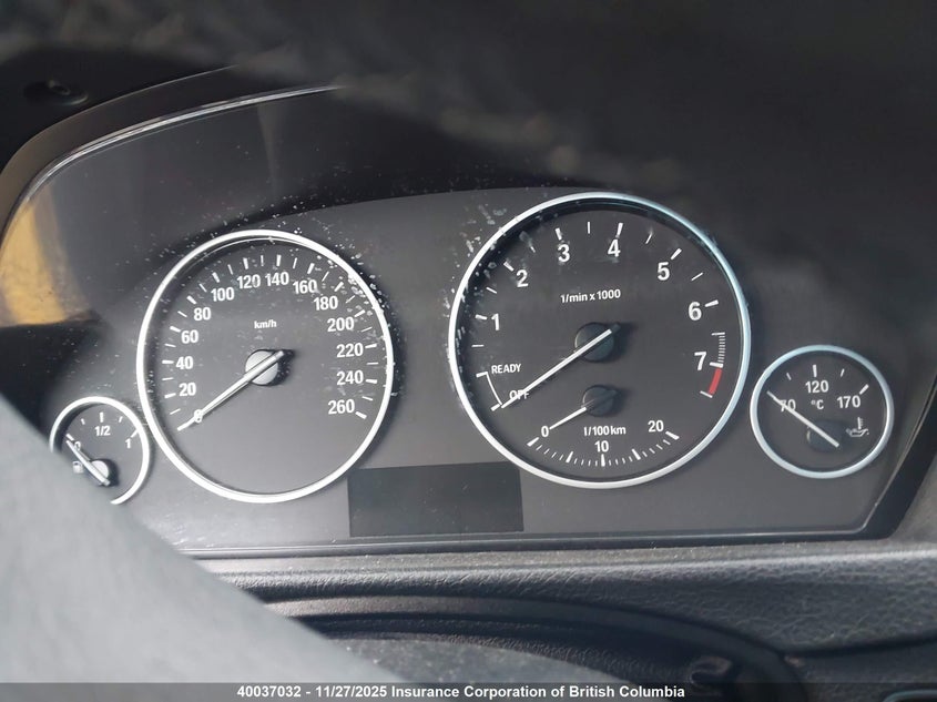 2014 BMW 320I VIN: WBA3C3C51EF983799 Lot: 40037032