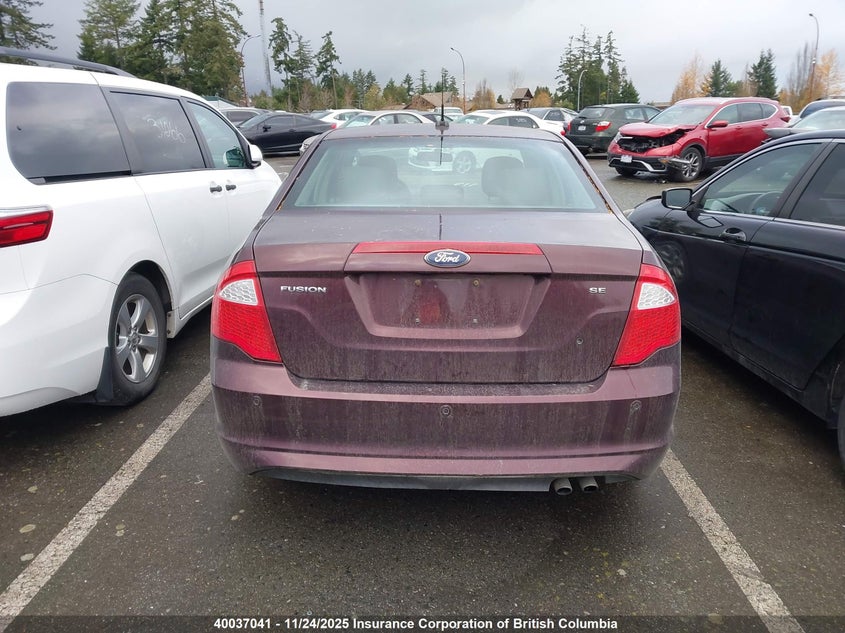 2011 Ford Fusion Se VIN: 3FAHP0HA9BR158065 Lot: 40037041