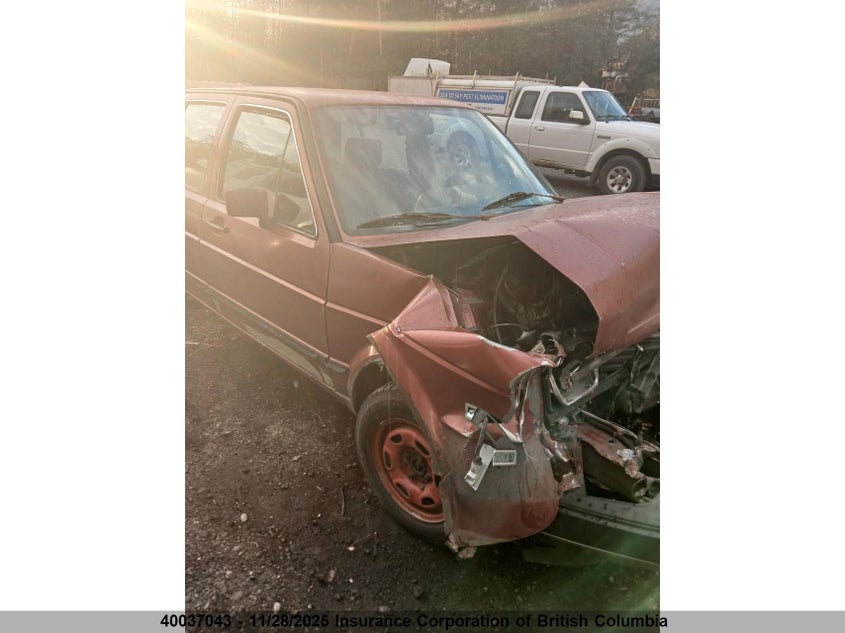 1986 Volkswagen Golf VIN: 1VWFA0172GV007190 Lot: 40037043