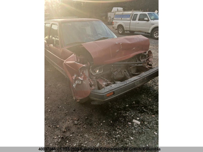 1986 Volkswagen Golf VIN: 1VWFA0172GV007190 Lot: 40037043