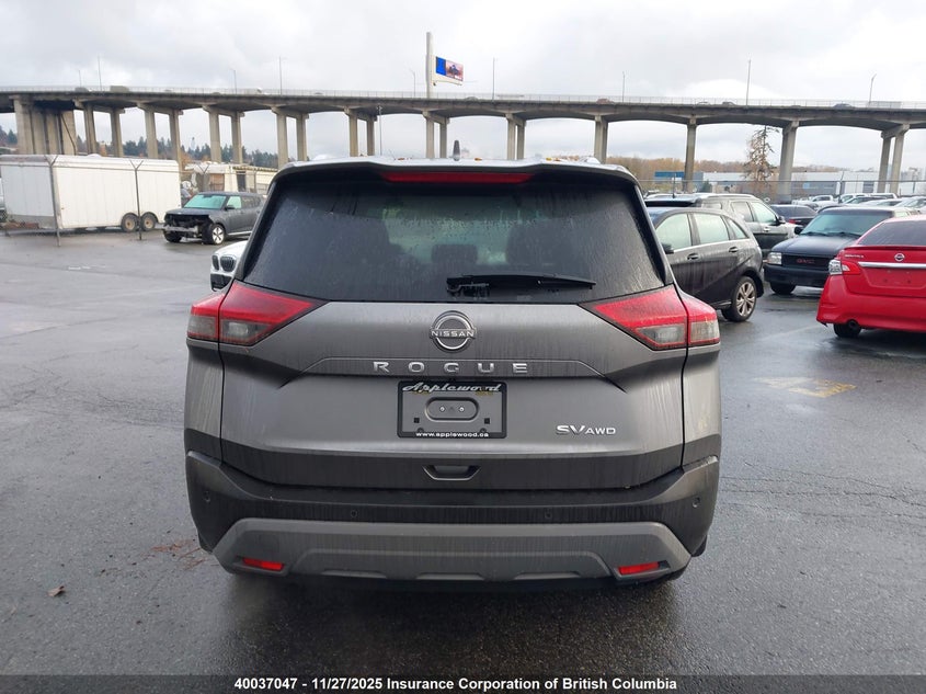 2022 Nissan Rogue VIN: JN8BT3BB8NW330896 Lot: 40037047