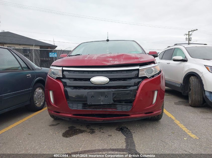 2013 Ford Edge Sport VIN: 2FMDK4AK4DBA42187 Lot: 40033984