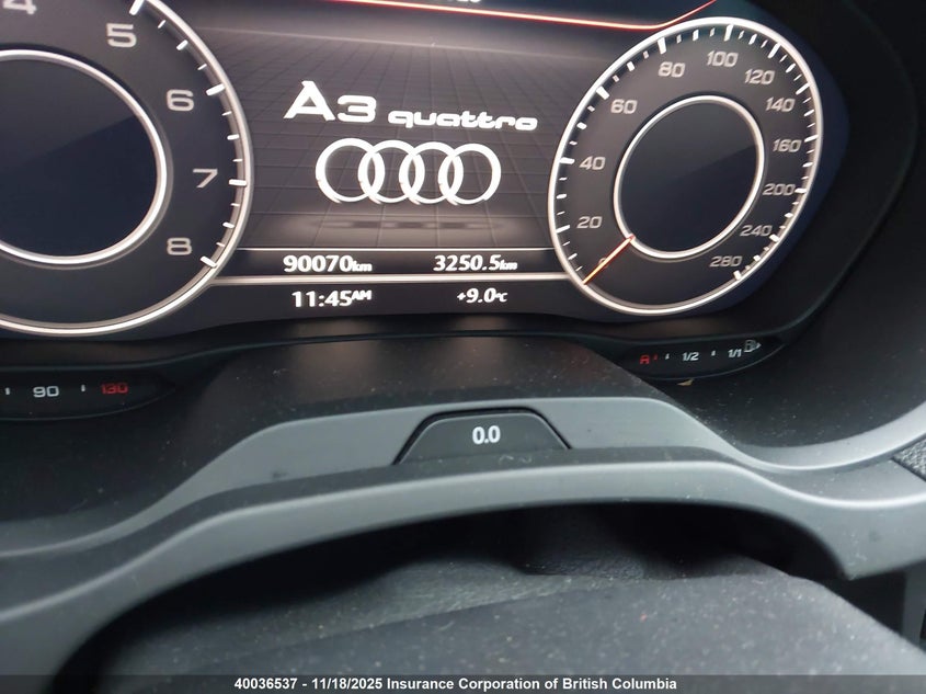 2018 Audi A3 Prestige VIN: WAUK8GFF5J1016743 Lot: 40036537