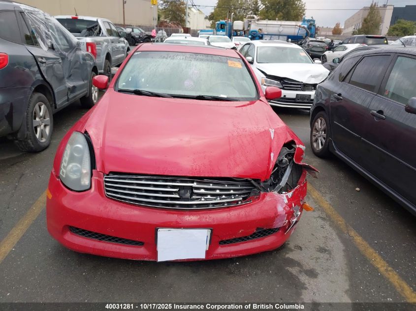 2004 Infiniti G35 VIN: JNKCV54E64M814815 Lot: 40031281