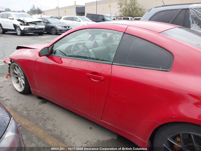 2004 Infiniti G35 VIN: JNKCV54E64M814815 Lot: 40031281