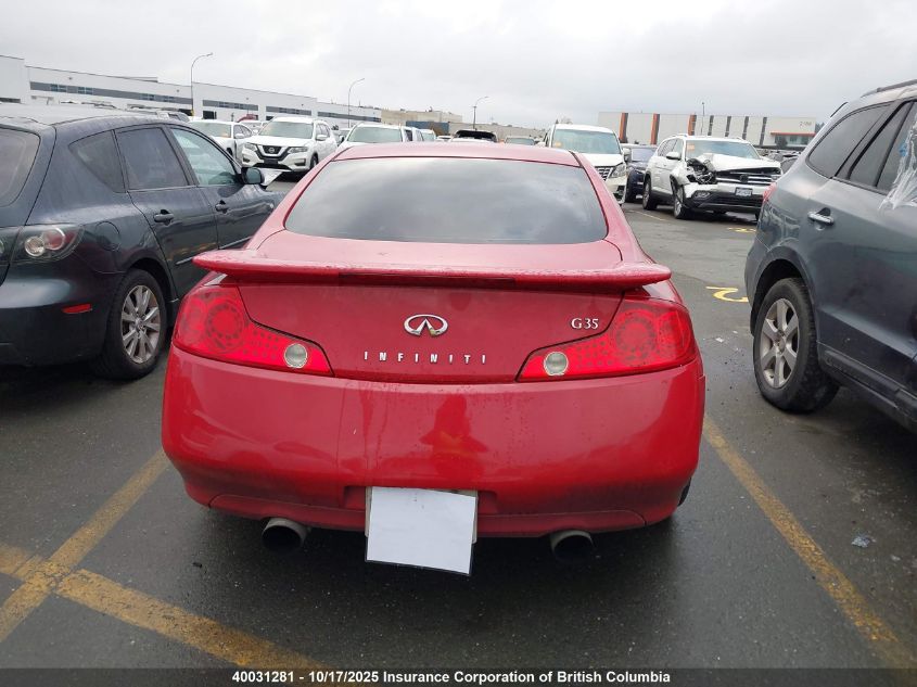 2004 Infiniti G35 VIN: JNKCV54E64M814815 Lot: 40031281