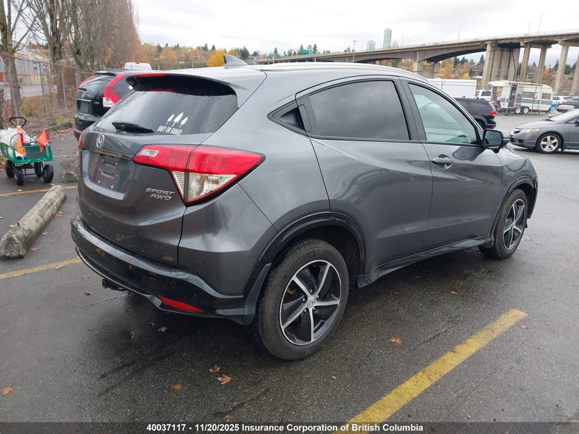 3CZRU6H24KM101556 2019 HONDA HR-V photo no. 4