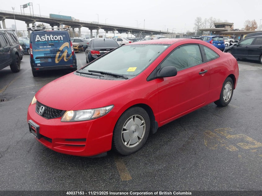 2HGFG12339H004895 2009 HONDA CIVIC photo no. 2