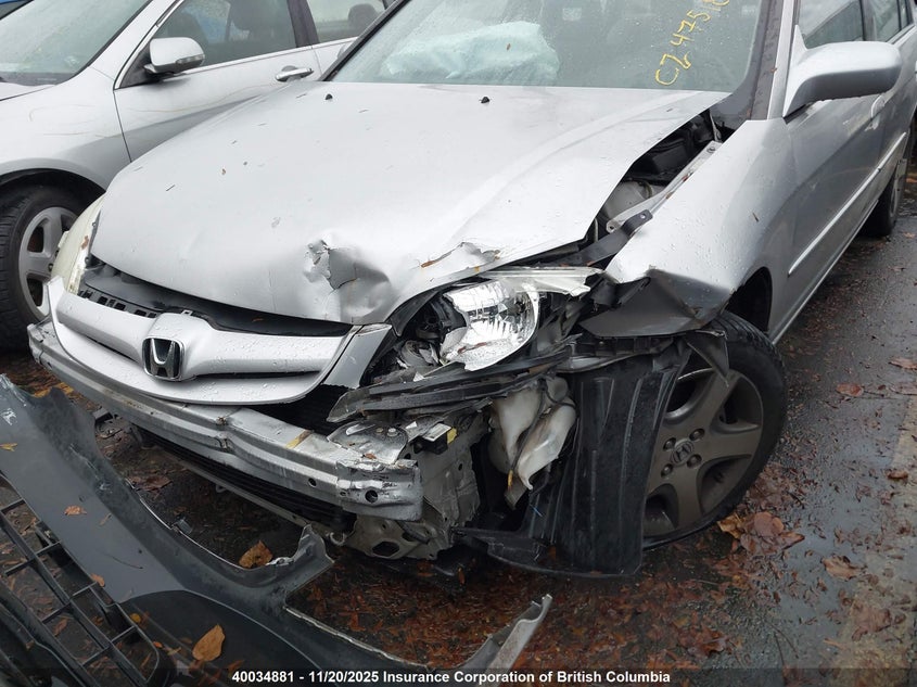 2004 Honda Civic Si Si VIN: 2HGES15804H911596 Lot: 40034881