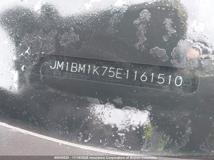 2014 Mazda 3 Sport VIN: JM1BM1K75E1161510 Lot: 40036520