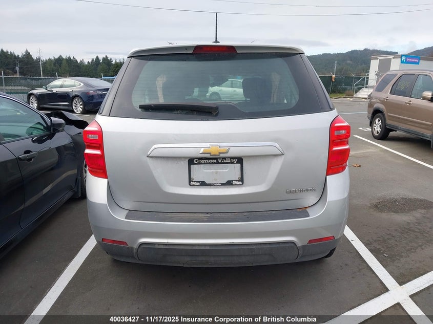 2016 Chevrolet Equinox Ls VIN: 2GNALBEK8G6148293 Lot: 40036427