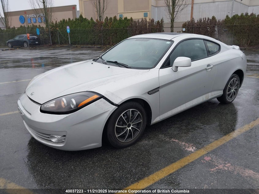 KMHHM65D18U273230 2008 HYUNDAI TIBURON photo no. 2