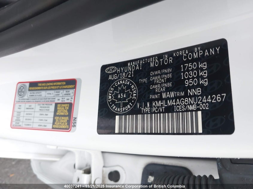 KMHLM4AG8NU244267 2022 HYUNDAI ELANTRA photo no. 9