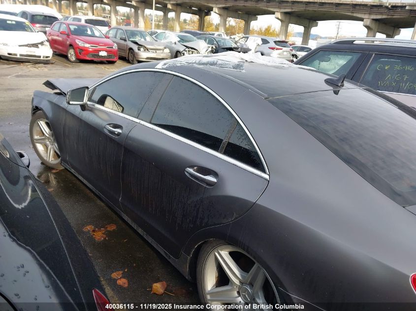 2012 Mercedes-Benz Cls 550 4Matic VIN: WDDLJ9BB3CA024049 Lot: 40036115