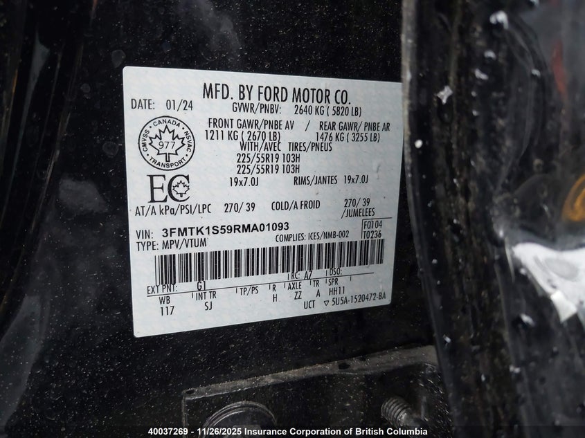 3FMTK1S59RMA01093 2024 FORD MUSTANG MACH-E photo no. 18