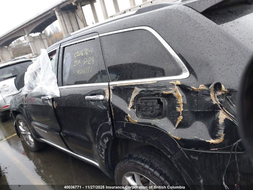 2014 Jeep Grand Cherokee Summit VIN: 1C4RJFJT1EC142055 Lot: 40036771