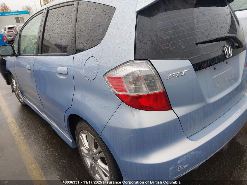 2009 Honda Fit Sport VIN: JHMGE878X9S802825 Lot: 40036331