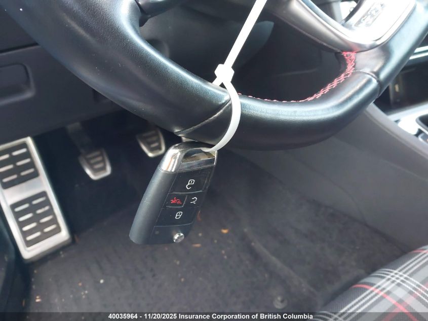 2019 Volkswagen Gti S/Se/Autobahn/Rabbit Edition VIN: 3VW5T7AU6KM007698 Lot: 40035964