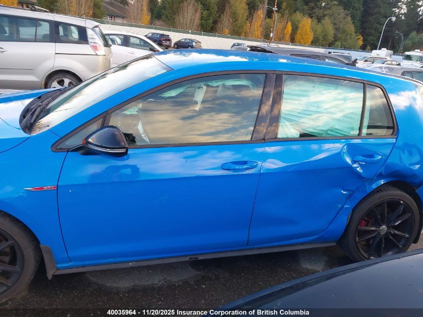 2019 Volkswagen Gti S/Se/Autobahn/Rabbit Edition VIN: 3VW5T7AU6KM007698 Lot: 40035964