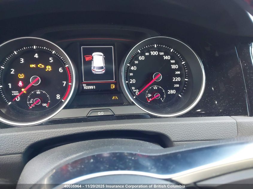 2019 Volkswagen Gti S/Se/Autobahn/Rabbit Edition VIN: 3VW5T7AU6KM007698 Lot: 40035964