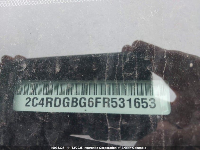 2C4RDGBG6FR531653 2015 DODGE CARAVAN photo no. 19