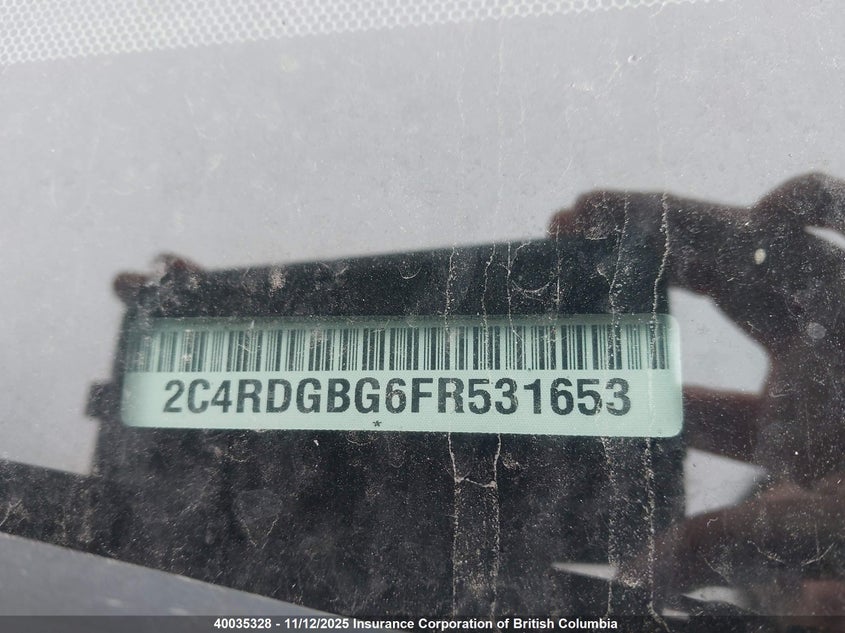 2C4RDGBG6FR531653 2015 DODGE CARAVAN photo no. 9