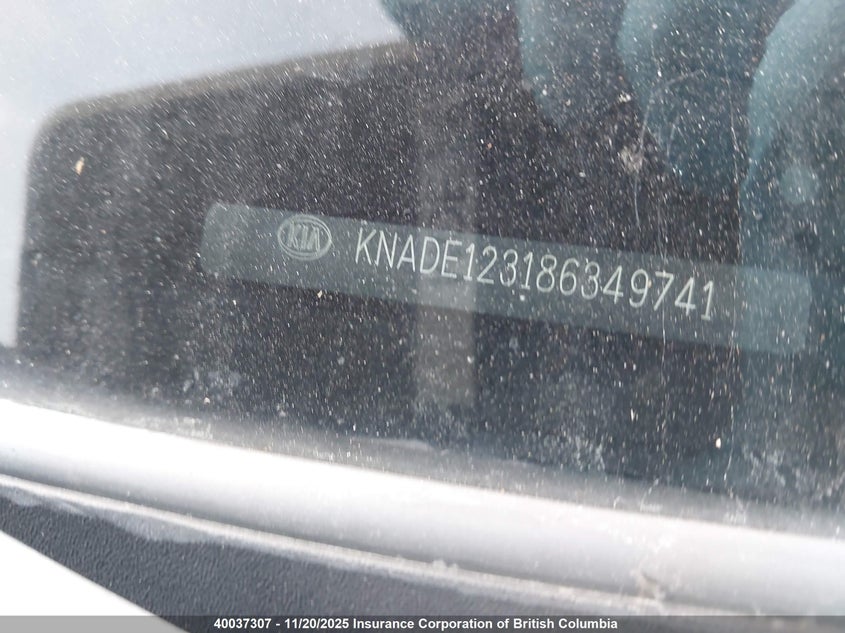 KNADE123186349741 2008 KIA RIO photo no. 19