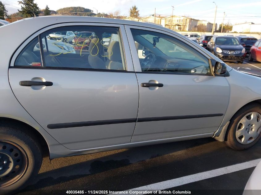 2003 Toyota Corolla Ce/Le/S VIN: 2T1BR32EX3C713409 Lot: 40035485