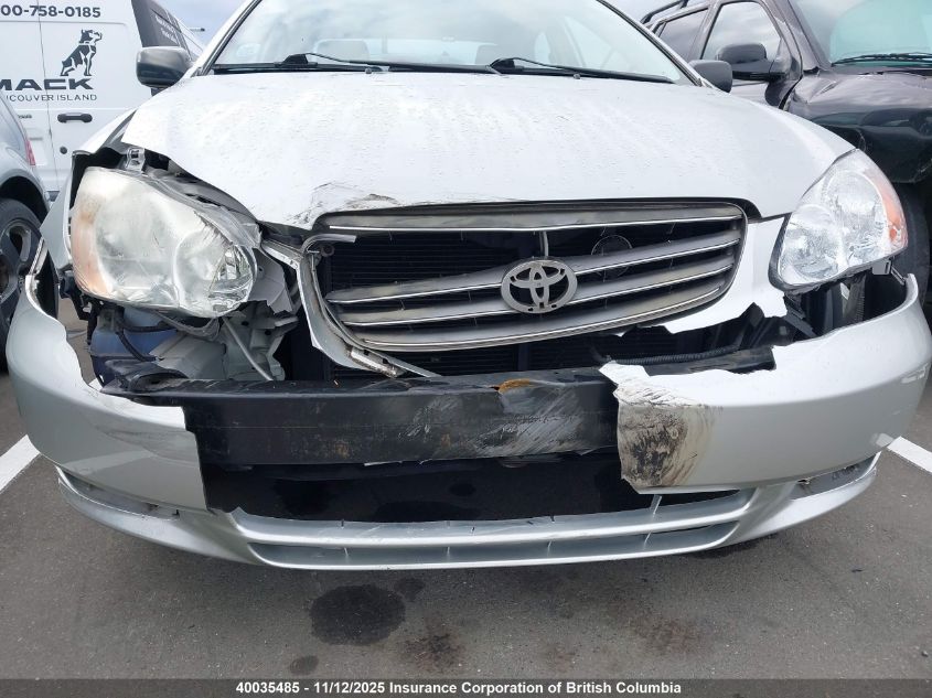 2003 Toyota Corolla Ce/Le/S VIN: 2T1BR32EX3C713409 Lot: 40035485