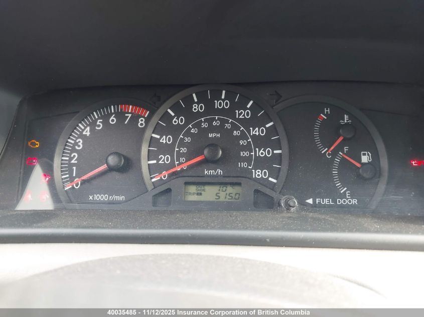 2003 Toyota Corolla Ce/Le/S VIN: 2T1BR32EX3C713409 Lot: 40035485