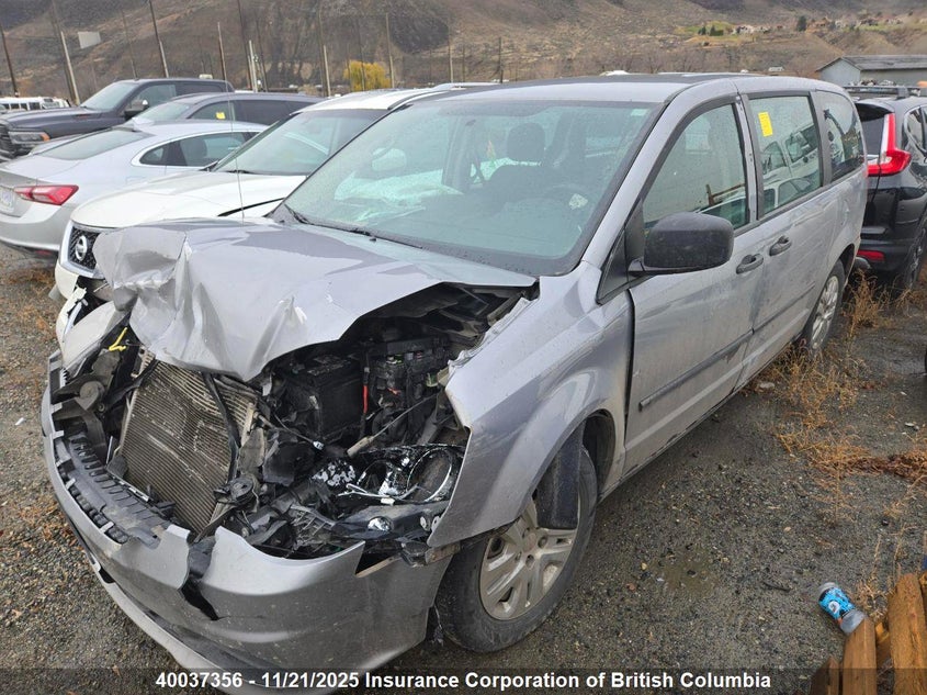 2C4RDGBG7HR582677 2017 DODGE CARAVAN photo no. 2